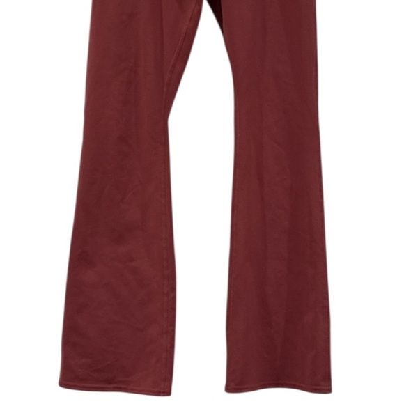 Alo Airbrush High Waist Cranberry Flare Pants Size Small - Picture 7 of 15